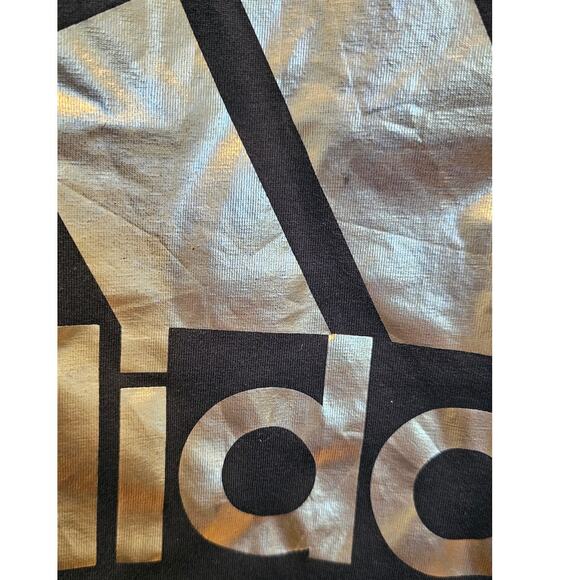 Adidas Basketball Tee Mens S Gold Logo Climalite Graphic T shirt - Picture 7 of 7